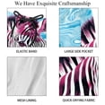 thumbnail image 4 of luoweisi Men's Beach Shorts Quick Dry Swim Trunks with Mesh Lining Zebra L, 4 of 5