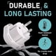 thumbnail image 5 of Adapter - to European Plug Adapter - Travel Plug Converter to EU Type C, E, F for Spain, France, Russia, Italy, Germany, Portugal, Turkey, 5 of 5