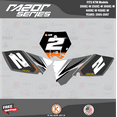 thumbnail image 4 of Kalair GFX Graphics Kit for KTM 2-STROKE 200XC-W, 250XC-W, 300XC-W, 400XC-W, 450XC-W (2005-2007) Razor Series, 4 of 5