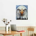 thumbnail image 3 of JRXY Sense&amp;Sensitivity Arts Kitchen Decor Wall Art | Canvas Wall Decor for Home, Farm House Decorations, Pictures Hanging Office | Motivational Art with Eagle Statue 16x20 in, 3 of 5