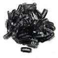 thumbnail image 1 of 40PCS U Shape Iron Snap Clips For Feather Hair Extensions Wigs Weft Black, 1 of 4