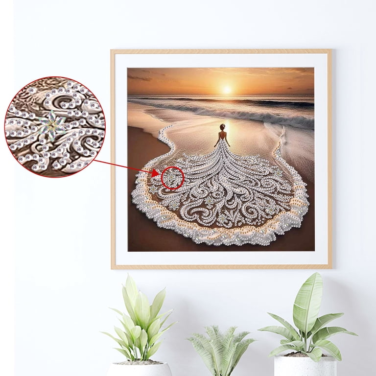Bimkole 5D DIY Diamond Painting Kits Scène de cascade Broderie Diamant Kits De Broderie Au Point