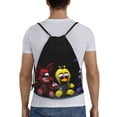 thumbnail image 2 of Saiise Five Nights At Freddy'S Print Drawstring Backpack String Bag Sackpack Cinch Water Resistant for Gym Shopping Sport Yoga, 2 of 9