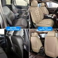 thumbnail image 2 of LAONNVIR Custom Seat Covers Fit for Nissan Murano 2011-2025 5 Seat Full Set Breathable Leather Car Seat Covers(Beige,5Seats), 2 of 8