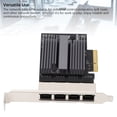 thumbnail image 3 of Tarjeta Adaptadora de Red de 4 Puertos Gigabit Ethernet, Enchufe de Puerto Quad RJ45 Y Reproducción de 2.5g 4 Puertos Gigabit Nic Disipación de Calor para la Estación, 3 of 7