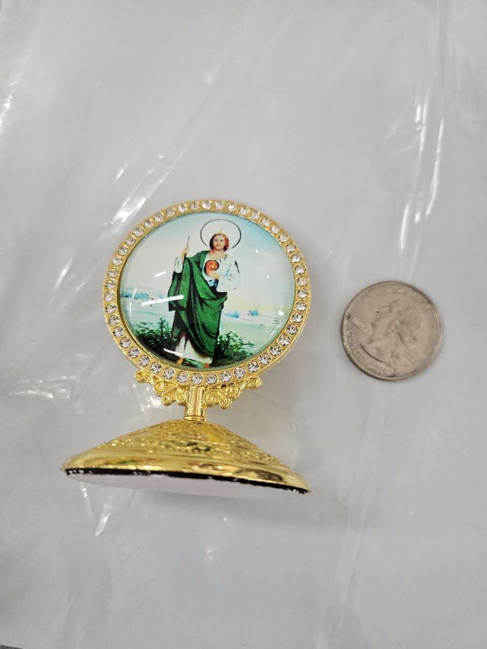 Set 12 Pc mini St Jude San Judas Tadeo Imagen Figurine Statues Favors 2.75"religious gift, baptism favors,