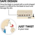 thumbnail image 3 of wqlpp-Seki Japan Nose Hair Trimmer Clipper Cutter Safety Protected Razor Hair Removal (Pack of 10 Pieces), 3 of 4