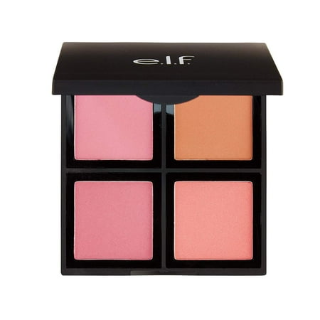 Beautifully Set - e.l.f. Cosmetics Powder Blush Palette, Four Blush Shades for Beautiful, Long-Lasting Pigment, Light, VIBRANT PIGMENT - This blush set allows you to create a beautifully.., By elf Cosmetics