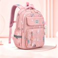 thumbnail image 2 of WAYUTE Kids Backpack Galaxy Star Print Back to School Backpack with Cute Bunny Pendant Large Capacity Lightweight Comfort Bookbag Casual School Activities, 2 of 4