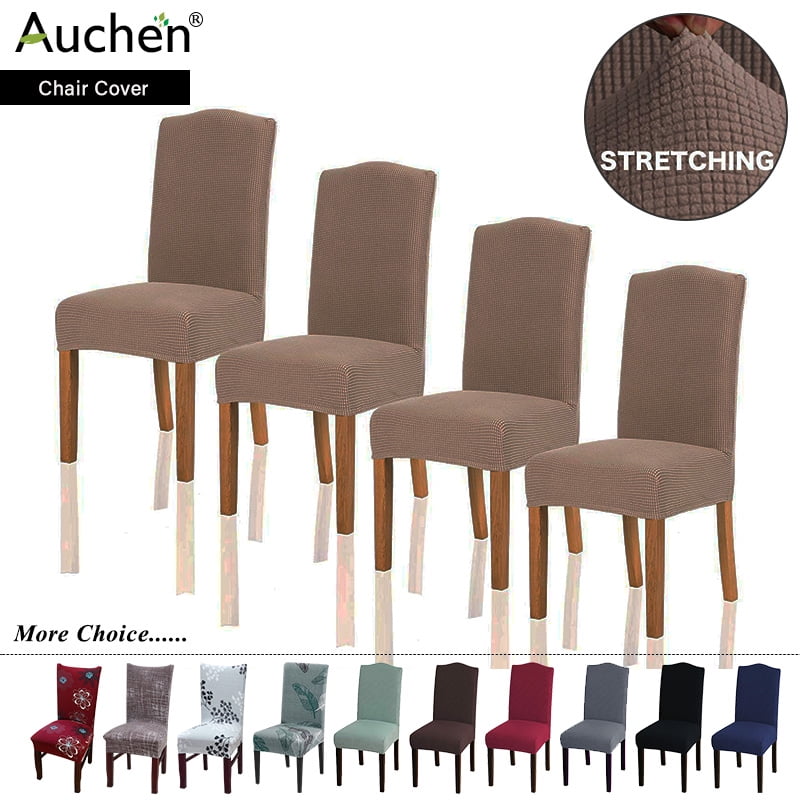 Chair Slipcover, AUCHEN Super Stretchy Dining Chair Covers Set of 4