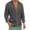 Gray, variant on Abomasnow Men's Big and Tall Cotton Shirts Button Down Long Sleeve Collared Shirts Casual Soft Beach Vacation Shirts