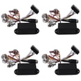thumbnail image 1 of 4X 2 Band Active Guitar EQ Equalizer Preamp Circuit Pickup Black, 1 of 6