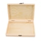 thumbnail image 1 of Apuakthei Humidor de cigarros de madera rectangular de pino rústico de gran capacidad Caja de almacenamiento de cigarros DIY con tapa para cigarros de caligrafía de té, 1 of 8