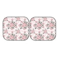 thumbnail image 7 of Goofa Rose Flowers Pattern 2 Piece Car Windshield Sun Shade Foldable | Front Windshield Shade for Sun, Heat and UV Rays | Sunshade for Car Front Window-, 7 of 7