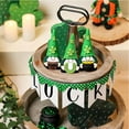 thumbnail image 5 of Mini St. Patrick's Day Gnomes Figures Tiny Gnomes Figurines for St. Patrick's Day Gift Small to Hide Rubber Statues for Day Party Favors Goodies Bag Accessories, 5 of 5