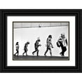 thumbnail image 1 of Suzuki, Tatsuo 14x11 Black Ornate Wood Framed with Double Matting Museum Art Print Titled - Evolution, 1 of 4