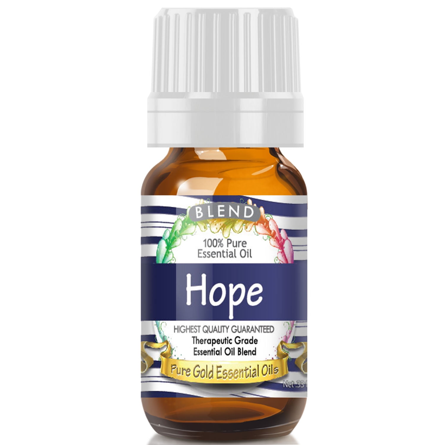 Pure Gold Hope Blend Essential Oil, 100 Natural & Undiluted, 10ml