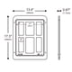 thumbnail image 2 of Puerta mosquitera para mascotas Puerta con solapa para perros y gatos para puertas mosquiteras con Tomshoo  Puerta de malla, 2 of 7