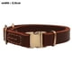 thumbnail image 2 of Collar de perro de cuero tapizado de lujo, hebilla de cinturón, adecuado para mascotas medianas y grandes, 2 of 5