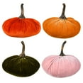 thumbnail image 6 of Mini Stuffed Velvet Pumpkins, Fall Harvest Small Artificial Pumpkins for Home Thanksgiving Halloween Party Decoration, 6 of 7
