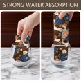 thumbnail image 6 of 2 Pcs Pioneer Flower Floral Print Pattern Kitchen Towels, Funny Microfiber Dish Towel Set, 18" X 26" Tea Towels, 6 of 6