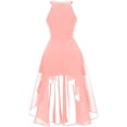 thumbnail image 4 of Vestido de cóctel para mujer, vestidos de fiesta irregulares sin mangas., 4 of 4