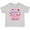 AC-Heather Grey, variant on Inktastic Valentine's Day I'm My Daddy's Girl and My Mommy's World Girls Baby T-Shirt