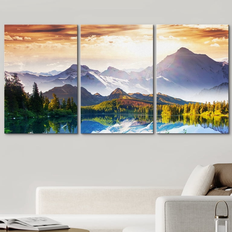 wall26 - 3 Piece Canvas Wall Art - Fantastic Sunny Day is in