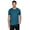 Teal, variant on RBX Active Men's Short Sleeve Quick Drying Jacquard Mesh Running Workout T-Shirt