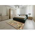 thumbnail image 5 of Ahgly Company Machine Washable Indoor Rectangle Traditional Sienna Brown Area Rugs, 7' x 9', 5 of 7