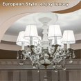 thumbnail image 4 of 2 Pieces PU Ceiling Medallion Decorative Ceiling Fan Medallion for Light Fixtures Ceiling Fans Chand, 4 of 5