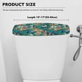 thumbnail image 5 of Renewold Boho Mandala Butterfly Print Toilet Tank Lid Cover Non-Slip Washable Toilet Tank Covers Replacement Toilets Dust Covers for Bathroom Decoration Accessories, Vintage Wood Grain, 5 of 6