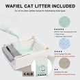 thumbnail image 4 of Covered Semi-Automatic Self Cleaning Pull and Scoop Cat Litter Box Odor Control,Non-Electric, 4 of 7