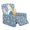 Easter Bunnies, variant on HELLHERO Pumpkin Lantern Print Recliner Chair Slipcovers for Reclining Chairs 4 Piece Recliner Cover 1 Seat Extra Large Lazyboy Covers Slipcover