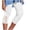 White, variant on MLQIDK Yoga Capri Pants for Women Yoga Leggings Knee Length Elastic Waist Cropped Pants Dressy Casual Pedal Pushers with Pockets White S