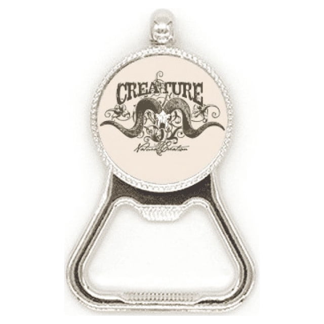 Animal Antelope Creature Combination Pattern Metal Beer Bottle Cap Opener Duty Stainless Steel