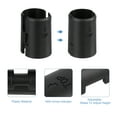 thumbnail image 4 of Uxcell 72Pcs Clips de bloqueo para estanterías de alambre, Clips de estantería de plástico para estanterías de postes de 1", Negro, 4 of 6