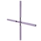 thumbnail image 2 of 2 bastones de entrenamiento de postura extraíbles con hebilla fija, soporte para espalda suave para adultos y niños, color morado, 2 of 14