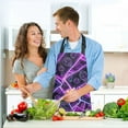 thumbnail image 6 of 5 Pcs Kitchen Set Heat Resistant Oven Mitts and Non-Slip Pot Holders with Adjustable Cooking Apron Neon Dollar Bills, 6 of 6