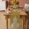 thumbnail image 2 of Yellow Gourd Table Runner 72 Inches, Modern Abstract Art Geometric Bed Runner Dresser Scarves Tabletop for Indoor Outdoor Parties/Ceremony/Banquet, 14" x 72", 2 of 9