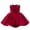 j19-Red, variant on LIIPEE Girls Oversized Bowknot Party Dress Kids Solid Color Sleeveless Cute Wedding Flower Girl Tutu Dresses With Cake Hem,9-12 Months