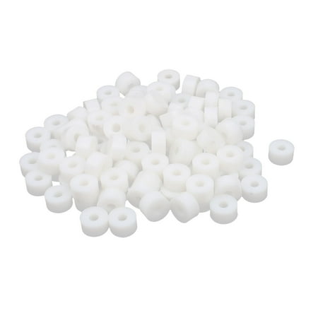 

Uxcell Round Plastic Column Standoff Support Spacer Washer White 15x8mm 100pcs