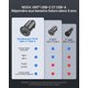 thumbnail image 3 of Encendedor de cigarrillos USB, cargador de coche de carga rápida USB C PD 30W, USB A QC3.0 Cargador de encendedor de cigarrillos USB totalmente metálico para iPhone 13 12 11 Pro XR X SE Max Mini, 3 of 5