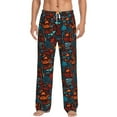 thumbnail image 2 of Lsque Doodle Barbeque Print Men's Pajama Pants, Lounge Pant - Comfortable Home Wear,Elastic Waistband, Stylish Design-Medium, 2 of 9