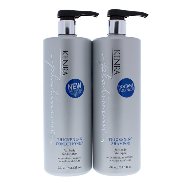 Kenra Platinum Thickening Shampoo & Conditioner Duo by Kenra for Unisex 31.5 oz Shampoo