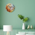 thumbnail image 4 of 14 Inch Wall Clock Battery Operated Silent Clock Decorative for Office, Kitchen, Outdoor, Living Room，Beautiful Colorful Autumn Tree Beautiful Design, 4 of 4