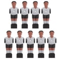 thumbnail image 1 of EeaseMX 9 piezas de futbolín de plástico para niños, accesorios de plástico para muñecas (azul), 1 of 7