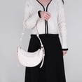 thumbnail image 3 of Bolso Sillín Bolsos para Axilas Media PU Gran Capacidad Mujer, 3 of 9