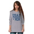 thumbnail image 3 of US Air Force USAF Mother Military Mom Women's Long Sleeve T Shirt Brisco Brands X, 3 of 6