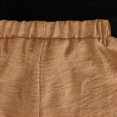 thumbnail image 5 of UngA Toddler Girl Summer Clothes Ruffle Tank Top and Loose Wide Leg Pants Kids Girls 2 Piece Outfits Set 3-4 Years,Coffee, 5 of 6
